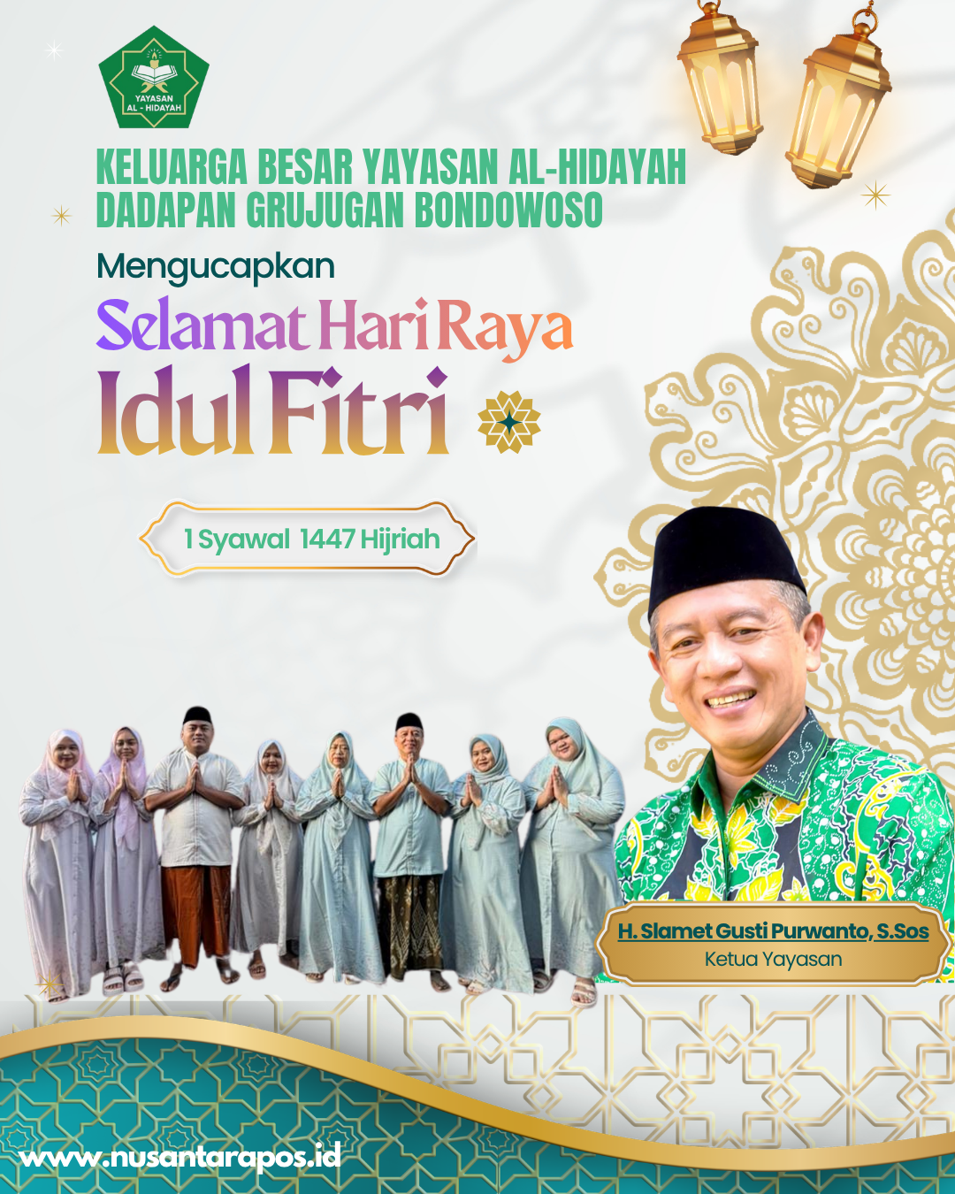 Iklan Nusantara Pos Idul Fitri